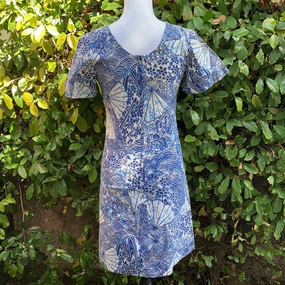 Hawaiian cotton dress - Picture 3 of 5